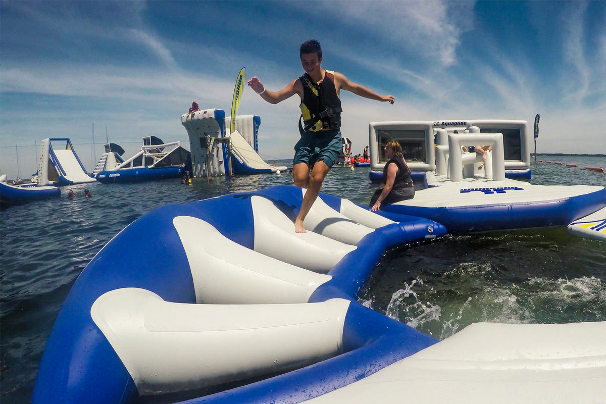 Aquaglide Kickback - Obstacle Corner Walkway – River To Ocean Adventures