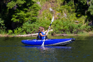 Aquaglide Klickitat HB 1 - 1 Person Inflatable Kayak - River To Ocean Adventures