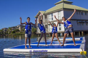 Aquaglide Inflatable Landing Pad Lounger - River To Ocean Adventures