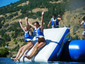 Aquaglide Supertramp Inflatable Water Trampoline Aquapark - 17'