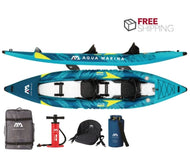 Aqua Marina Steam 412 2 Person Inflatable Drop-Stitch Kayak - River To Ocean Adventures