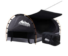 Load image into Gallery viewer, Weisshorn King Single Swag Camping Swag Canvas Tent - Dark Grey