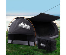 Load image into Gallery viewer, Weisshorn King Single Swag Camping Swag Canvas Tent - Dark Grey