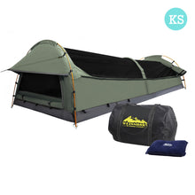 Load image into Gallery viewer, Weisshorn King Single Swag Camping Swag Canvas Tent - Celadon - River To Ocean Adventures