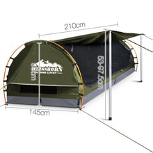 Load image into Gallery viewer, Weisshorn Double Swag Camping Swag Canvas Tent - Celadon - River To Ocean Adventures