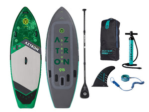 Aztron Sirius 9ft 6" Inflatable SUP Paddle Board - River To Ocean Adventures