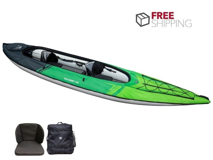 Aquaglide Navarro 145 DS 2 Person Convertible Inflatable Drop-Stitch Kayak