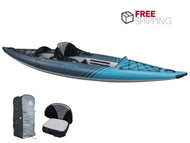 Aquaglide Chelan 120 DS - 1 Person Inflatable Drop-Stitch Kayak - River To Ocean Adventures