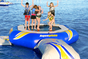 Aquaglide Supertramp Inflatable Water Trampoline Aquapark - 3 Sizes - River To Ocean Adventures
