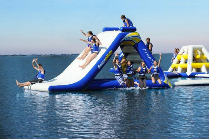 Aquaglide Freefall Extreme Inflatable Water Slide - River To Ocean Adventures