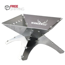 Load image into Gallery viewer, Winnerwell Collapsable Flat Camping Fire Pit - Large