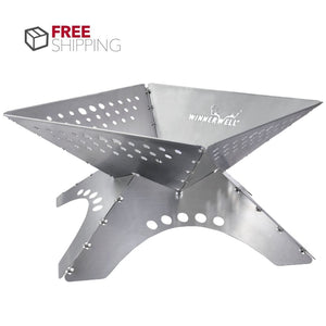 Winnerwell Collapsable Flat Camping Fire Pit XL