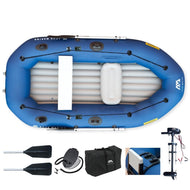 Aqua Marina 3m Classic Inflatable Dinghy - With Trolling Motor - River To Ocean Adventures
