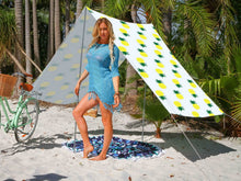 Load image into Gallery viewer, Good Vibes Summer Beach Tent Pineapple 148x370cm - River To Ocean Adventures