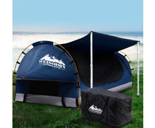Load image into Gallery viewer, Weisshorn Canvas Double Swag with 7CM Mattress - ﻿Dark Blue
