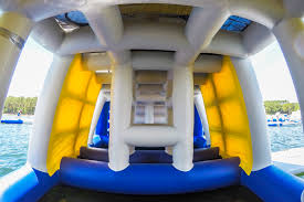 Aquaglide Everest Commercial Giant Inflatable Slide & Climber