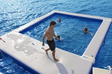 Load image into Gallery viewer, Aquaglide Inflatable Floating Ocean Pool - 5m x 6m - River To Ocean Adventures