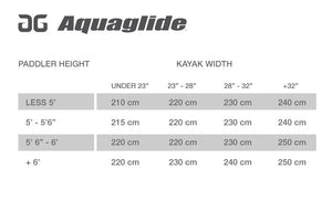 Aquaglide Vario Crossover 4-Piece Paddle 210cm - 240cm - River To Ocean Adventures