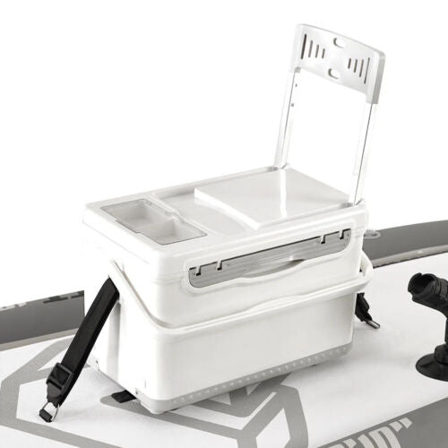 finwick fishing tackle box seat cooler Aqua Marina Fishing Cooler Box/Seat – River To Ocean Adventures