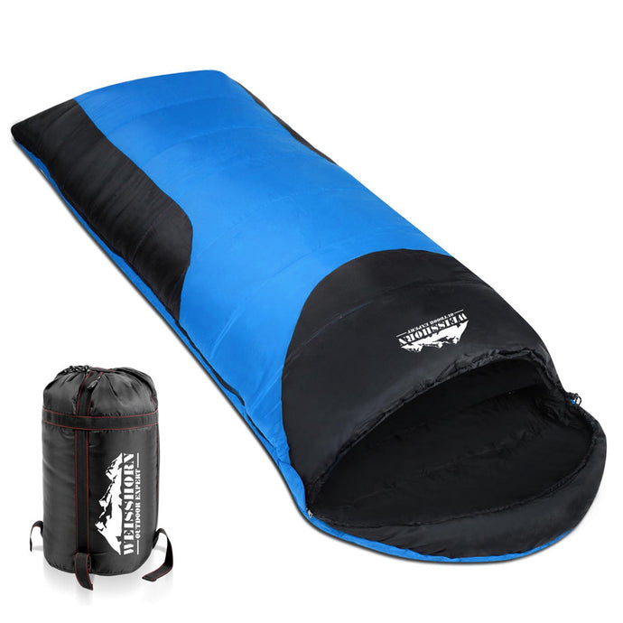 Weisshorn Single Thermal Sleeping Bags - Blue & Black - River To Ocean Adventures