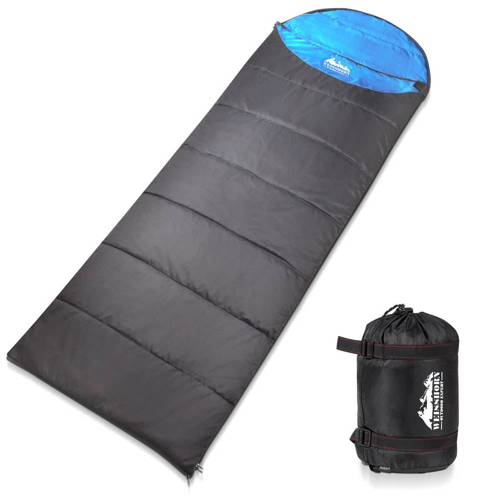 Weisshorn Single Thermal Micro Compact Sleeping Bag - Blue & Grey - River To Ocean Adventures