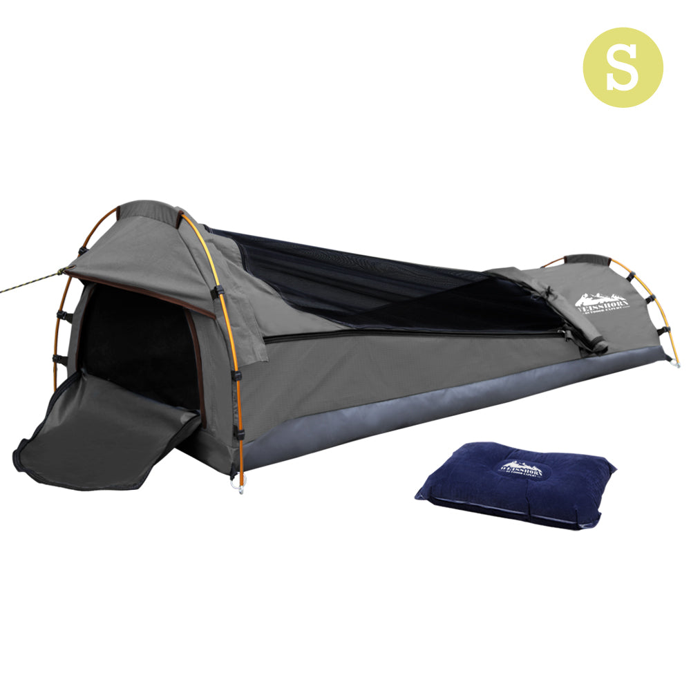single swag tent Weisshorn Biker Single Swag Camping Swag Canvas Tent