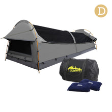 Load image into Gallery viewer, Weisshorn Double Swag Camping Swag Canvas Tent - Grey - River To Ocean Adventures